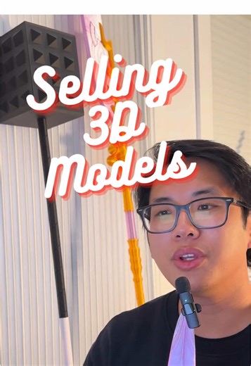 Selling my designs is definitely something I want to focus more on this year! Designing parts that are easy to print on FDM, easy to assemble, and look nice right off the printer is really becoming my forte! #3dprinting #3ddesign #cults3d #3dmodels #sidehustle