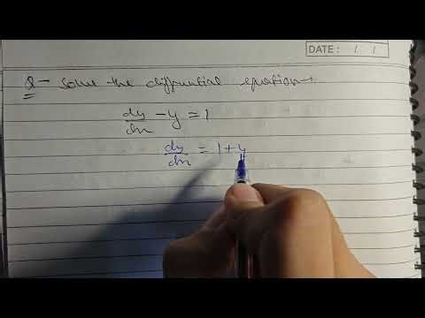 Find general solution of the differential equation: dy/dx - y = 1 | Class 12 Maths