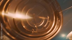 Clock Amid Planets in Space Generative AI