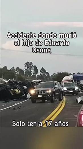 hijo de Eduardo Osuna, vicepresidente de BBVA México,falleció en la autopista Toluca–Valle de Bravo.