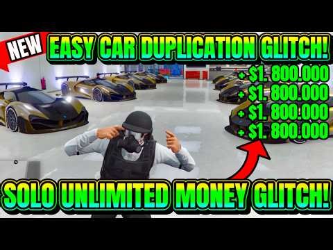 *AFTER PATCH* ✅EASY SOLO CAR DUPLICATION GLITCH IN GTA ONLINE! (UNLIMITED MONEY GLITCH)