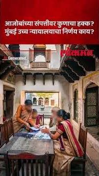 मुंबई उच्च न्यायालयाचा मोठा निर्णय.. आजोबांच्या संपत्तीवर नातवंडाचा हक्क आहे का? SP5