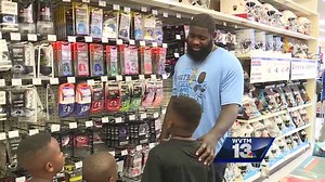 Panthers' Mario Addison returns home to Birmingham to show kids 'there's more to life than just Vice Hill'
