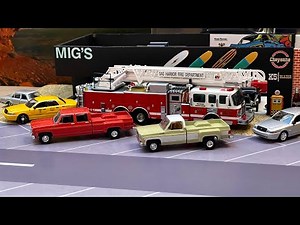 New M2 Stock Dually Truck Set | 1/64 Code 3 Fire Truck | Greenlight Crown Victorias #diecast