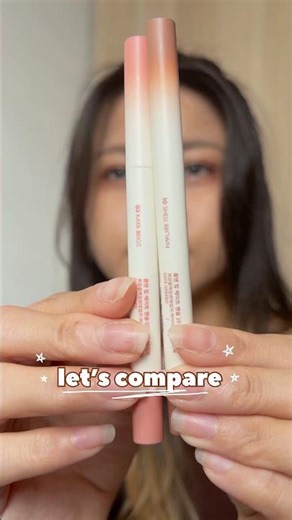 😳 Rom&nd Lip Mate Pencil 03 Kaya Beige vs 10 Shell Brown
