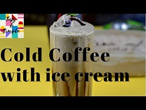 Cold coffee with chocolate ice cream | Quick and easy recipe | In three minutes