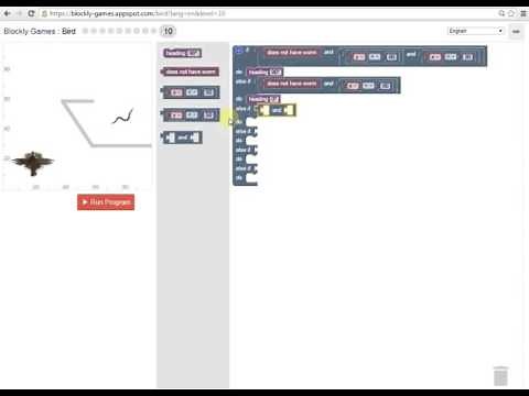 Blockly Games - solution Bird level 10