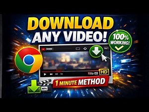 How to Download Any Video From Any Website on Chrome (2026) | Fast & Easy Method