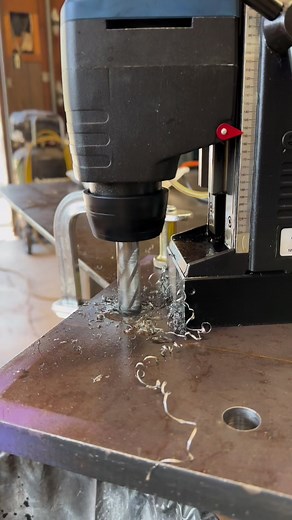 The Evolution EVOMAG42 Magnetic Drill Is A Beast! LINK IN BIO #fyp #tools #powertools #protools #metalwork #drilling #evolution Evolution Power Tools - USA | Mastering Mayhem