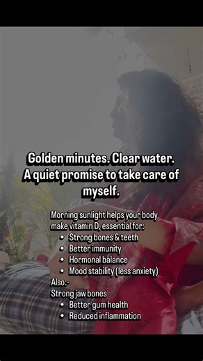 Morning ritual #dentistlife #healthystart #vitaminD