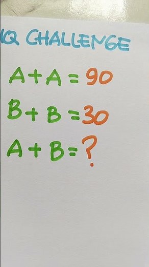 LOGIKA SIMBOL: Cari Nilai A + B? (Banyak yang Terkecoh di Langkah Terakhir!)