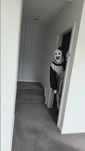Art The Clown Terrifier Cosplay #terrifier #arttheclown #shorts
