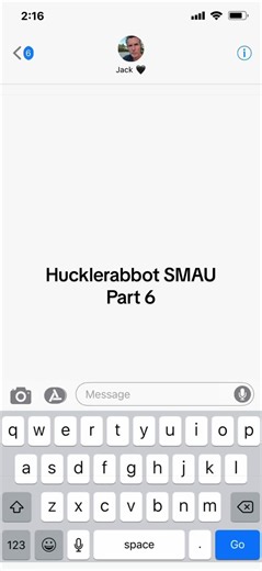 Hucklerabbot SMAU: Part 6 ‼️DISCLAIMER: during the typing part you will see a text on the keyboard saying it’s AI. I AM NOT USING AI. The app I use to make these fake messages (Memi messages) also has an ai function where supposedly it makes the other characters answer your texts BUT I DO NOT USE IT, THE TEXT SAYING ITS AI IS JUST THERE THE WHOLE TIME. FUCK AI ‼️ #thepitt #hucklerabbot #hucklerobby #huckleabbot #rabbot