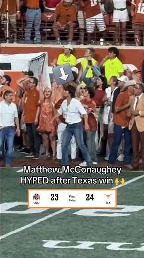 Matthew McConaughey LOVING IT🔥🤠