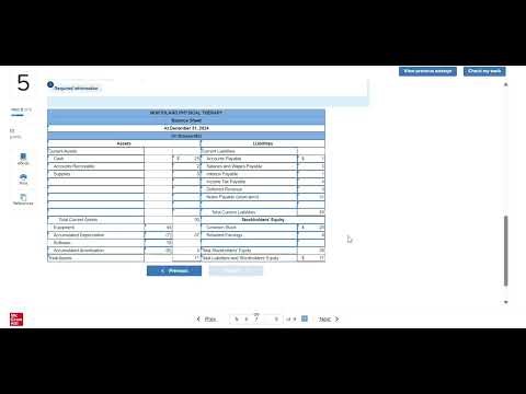 accounting project video