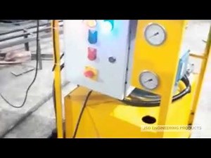 Testing of Hydraulic Power Pack at 500 bars ‪@hydrauliccylinderindia‬ #hydraulics #testing