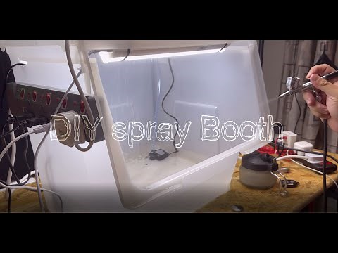Airbrush Spray booth DIY