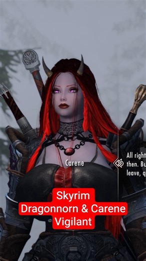 🌑 Skyrim Vigilant – No Mercy… or a Chance to Save Carene? #shorts #shortsfeed #skyrimse #mods