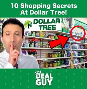 173K views · 1.2K reactions | Save a bunch of money at Dollar Tree with these 10 amazing secrets I discovered! | The Deal Guy | Facebook