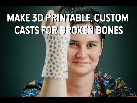 Custom, 3D Printable Arm Cast Tutorial in Rhino 3D & Grasshopper