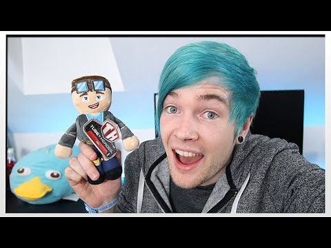 BLUE HAIR & DANTDM PLUSHIES!!