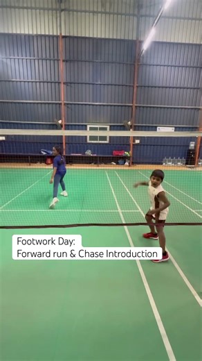 Footwork Day | Forward Run & Chase Introduction | Kids Badminton | Jan 06 | VBA0925