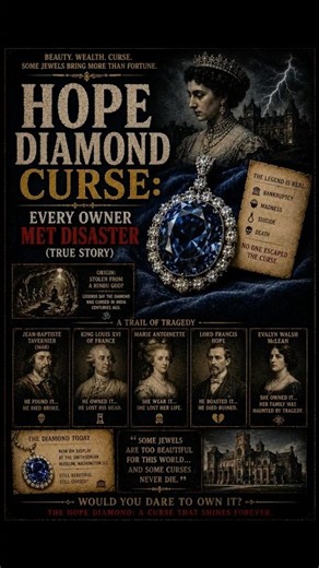 Hope Diamond Curse: Every Owner Met Disaster (True Story)