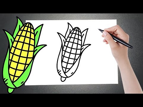 CÓMO DIBUJAR UN MAÍZ / ELOTE