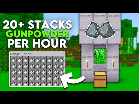 Best Creeper Farm Minecraft Bedrock 1.21.9 - Easy & Efficient Gunpowder Tutorial