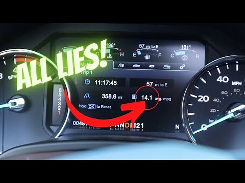 How to Correct Your Ford F250/350 Superduty display MPG *Lie-O-Meter *For an Accurate MPG Readout*!