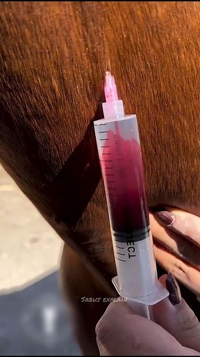 What Are They Injecting Into The Horse 🐴