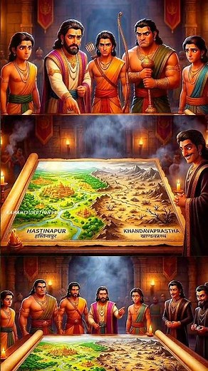 The Pandavas received a barren kingdom | Mahabharat Part 28 Duryodhana's biggest move! #mahabhara...