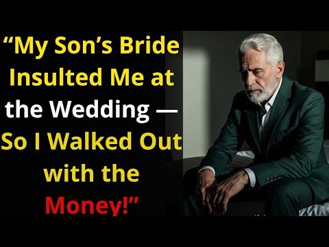 “My Son’s Bride Insulted Me at the Wedding — So I Walked Out with the Money!”