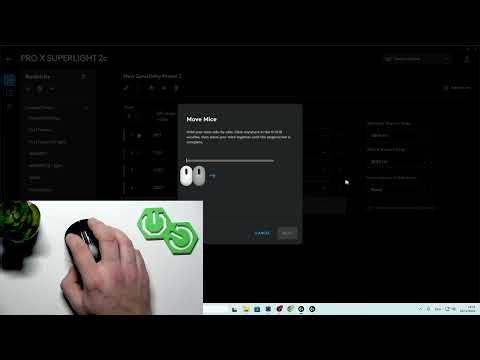 Logitech PRO X SUPERLIGHT 2c – How to Calibrate HERO Sensor