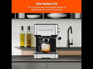 Chefman 6 in 1 Espresso Machine with Steamer