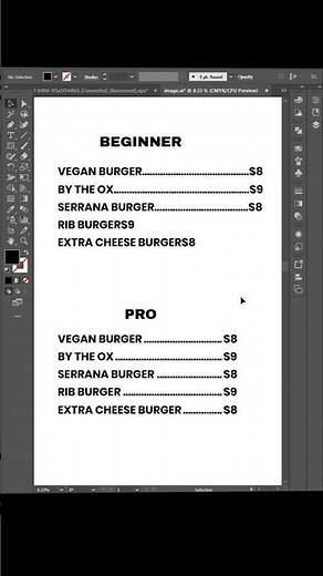 ✂️ Adobe Illustrator 2025 Background Removal + Pro Menu Design Trick #nexushub