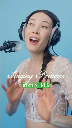 Singing Princess from SHREK (Fiona and the Bird) #voiceactor #singer #princess