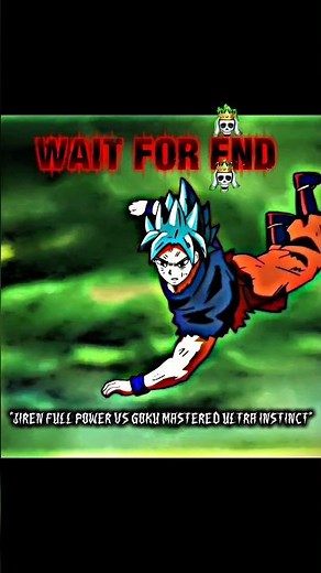 jiren full power vs goku mastered ultra instinct || #tgiks #dragonballsuper