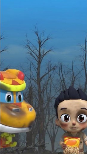 Why are they chasing us! 😱🚨Full episode on ‪@GOGODINO‬ #dinosaur #cartoon #adventure #colors