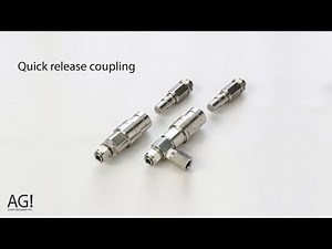 Quick release coupling for filter reactor