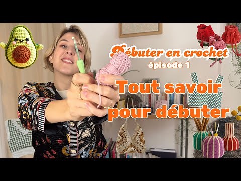 TUTO CROCHET : Les points principaux (maille serrée, demie-bride, bride, double bride)