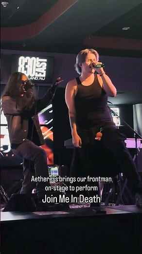 AETHERESS invites GOTHIKA On-Stage! #goth #gothic #metal