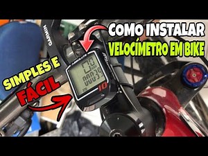 COMO INSTALAR VELOCÍMETRO EM BIKE - VELOCÍMETRO EM BICICLETA
