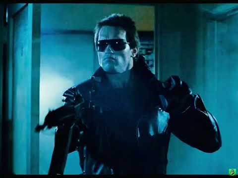 THE TERMINATOR Police station shootout 
