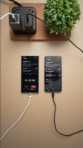 Samsung Galaxy S24 Ultra VS Galaxy S24 Plus charging test