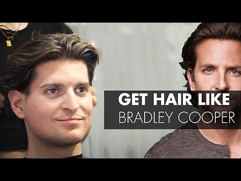 Bradley Cooper's swept-back, layered hairdo: How to get the medium long men's haircut & hairstyle