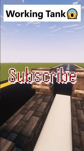 🚀 Minecraft Working Tank Tutorial!😱 🛡️#zoablocks #minecraft