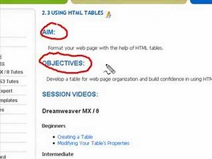 Dreamweaver Tutorial - Step By Step Dreamweaver Lessons
