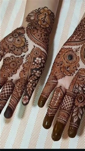 stylish Mehandi short #viral 🌿🌺👍👌