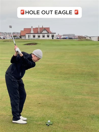 Incredible Hole Out Eagle Finish in Golf